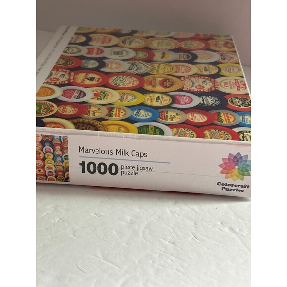 Marvelous Milk Caps 1000 Piece Jigsaw Puzzle Colorcraft 2021 Ages 14+ NEW - Picture 5 of 6